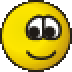 A kolobok winks